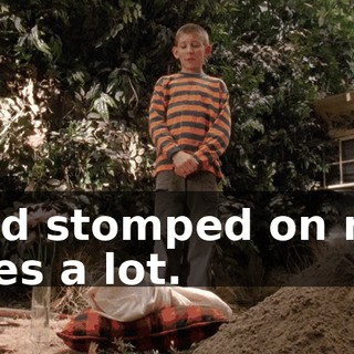 and stomped on my toes a lot.