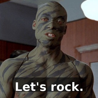 Let's rock.