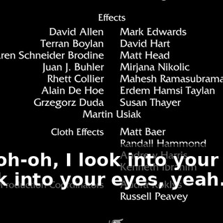 - Oh-oh-oh, I look into your eyes. - Look into your eyes, yeah.
