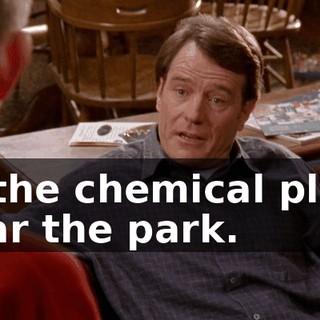 or the chemical plant near the park.