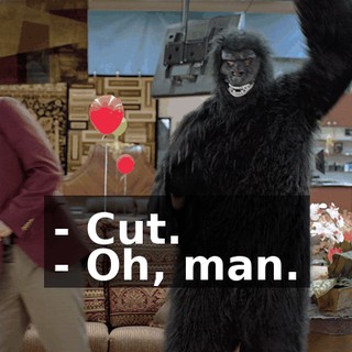 - Cut. - Oh, man.