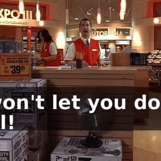 I won't let you do it, Hal!