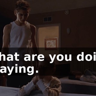 - What are you doing? - Praying.