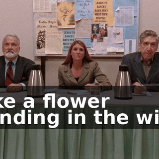 ♪ Like a flower bending in the wind ♪