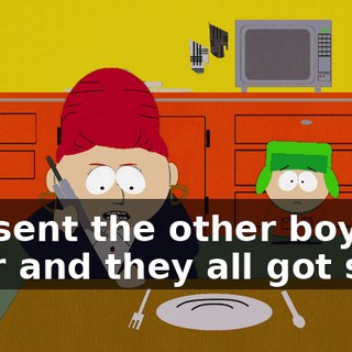 We sent the other boys over and they all got sick,