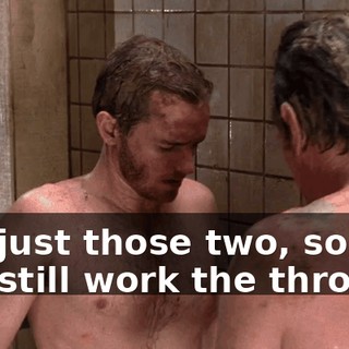 But just those two, so I can still work the throttle.