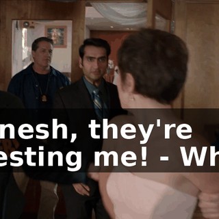 - Dinesh, they're arresting me! - What?