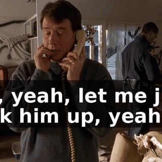 Uh, yeah, let me just pick him up, yeah.