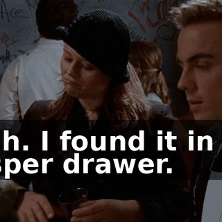 Yeah. I found it in the crisper drawer.