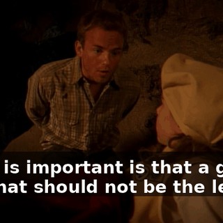 What is important is that a girl like that should not be the leader.