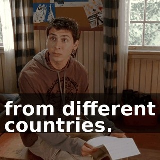 from different countries.