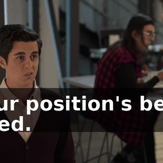 Your position's been filled.