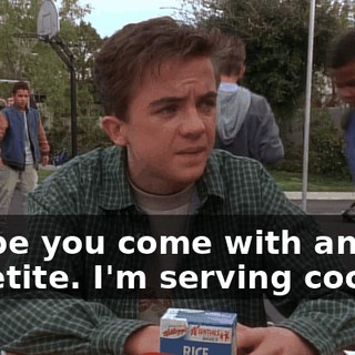 I hope you come with an appetite. I'm serving cookies
