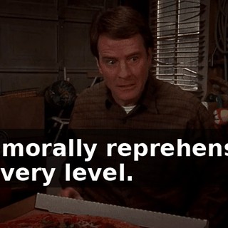 It is morally reprehensible on every level.