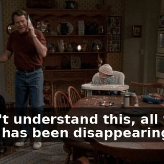 I can't understand this, all week stuff has been disappearing