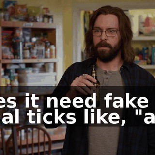 Does it need fake vocal ticks like, "ah"?