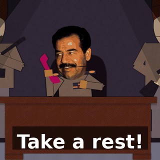 Take a rest!