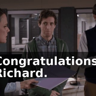 Congratulations, Richard.