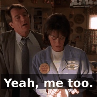 Yeah, me too.