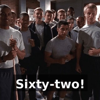 Sixty-two!