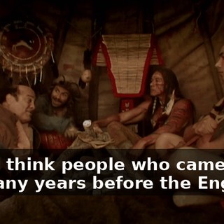 You'd think people who came here so many years before the English,