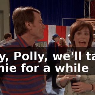Hey, Polly, we'll take Jamie for a while
