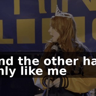 And the other half only like me