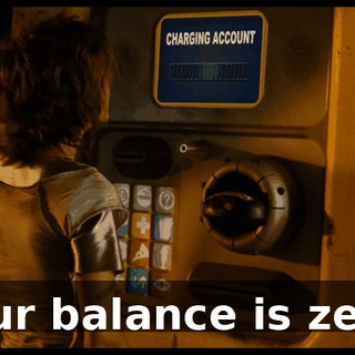 Your balance is zero.