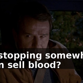 for stopping somewhere I can sell blood?
