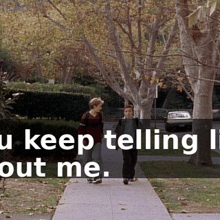 You keep telling lies about me.