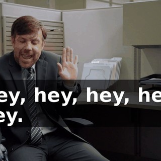 Hey, hey, hey, hey, hey.