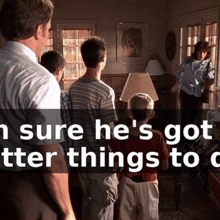 I'm sure he's got better things to do.