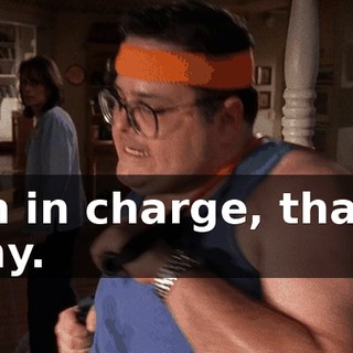 I'm in charge, that's why.