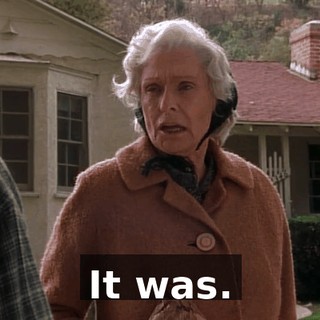 It was.