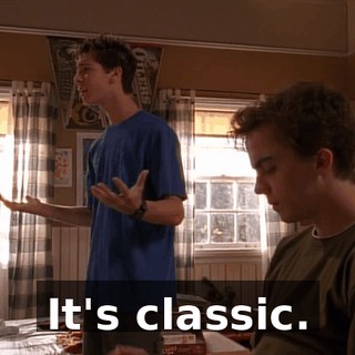 It's classic.