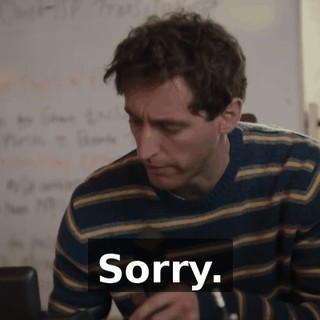 Sorry.
