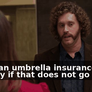 and an umbrella insurance policy if that does not go well.