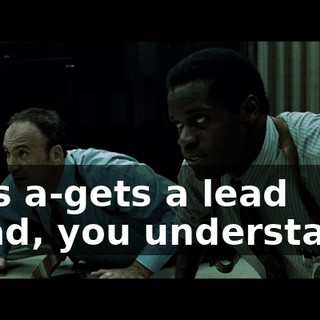 gets a-gets a lead salad, you understand?