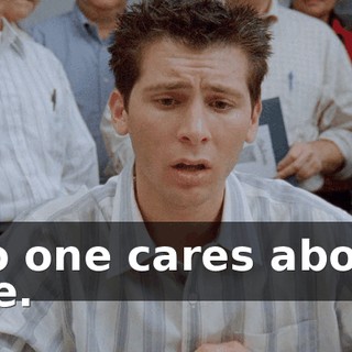 No one cares about me.