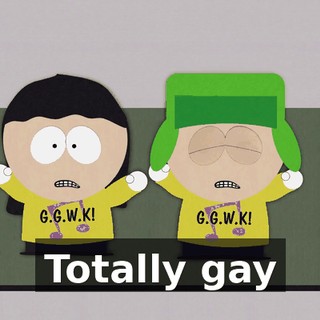 ♪ Totally gay ♪