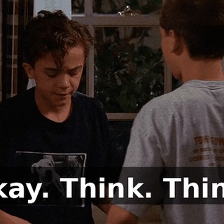 Okay. Think. Think.