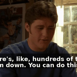 - There's, like, hundreds of them. - Calm down. You can do this.