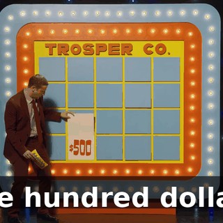 Five hundred dollars.