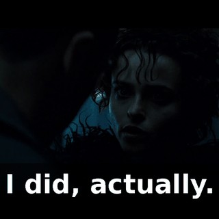 I did, actually.