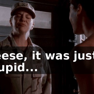 Reese, it was just a stupid...