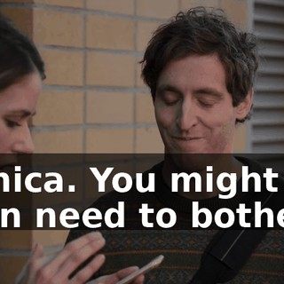 Monica. You might not even need to bother
