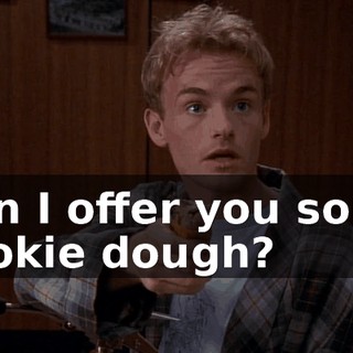 Can I offer you some cookie dough?