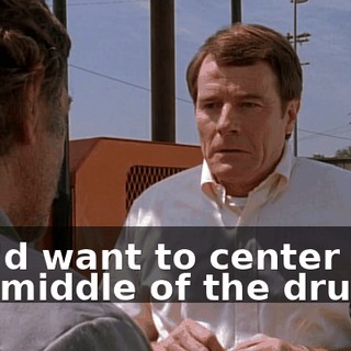 You'd want to center it in the middle of the drum.