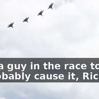 We have a guy in the race today that'll probably cause it, Ricky Bobby.