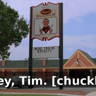 - Hey, Tim. [chuckles]